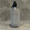 Beaumont Glass Soda Syphon - Aluminum Mesh Exterior