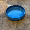 Blue Enameled Metal Ash Tray