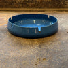 Blue Enameled Metal Ash Tray