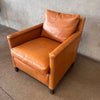 Crate and Barrel Trevor Leather Chair