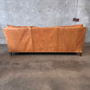 Crate & Barrel Trevor Leather Sofa