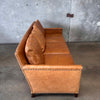 Crate & Barrel Trevor Leather Sofa