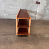 CB2 Stax Console Walnut Shelves w/ Oak Supporting Frame