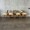 Set of Four (4) Dining Chairs by Dux of Sweden - New Upholstery