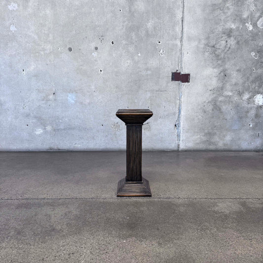 Vintage Split Reed Pedestal
