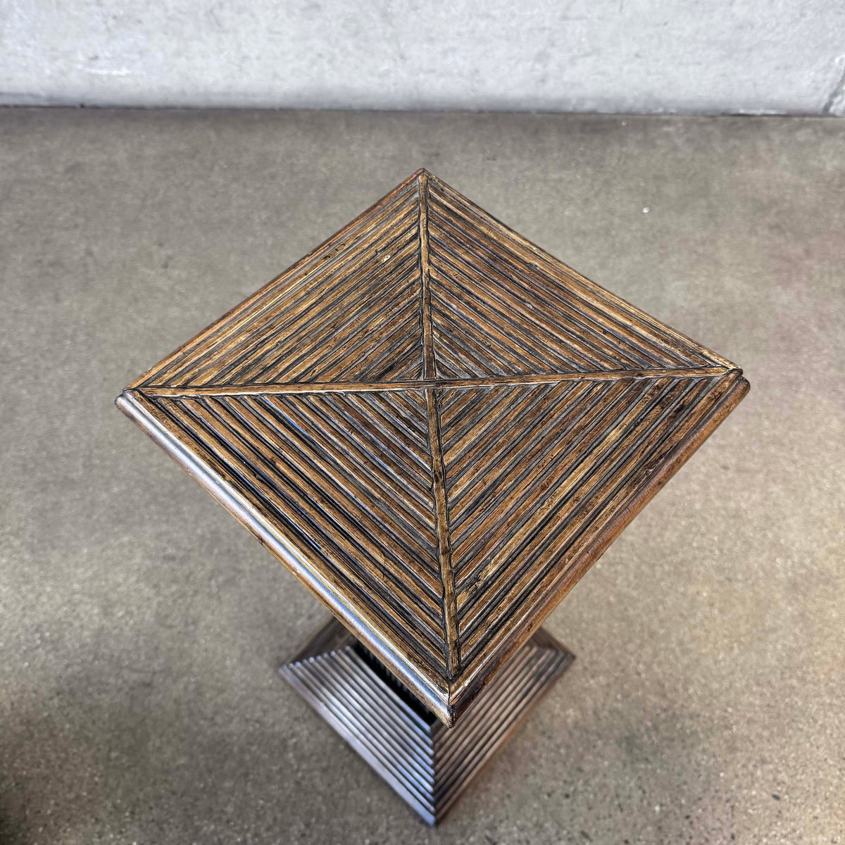 Vintage Split Reed Pedestal