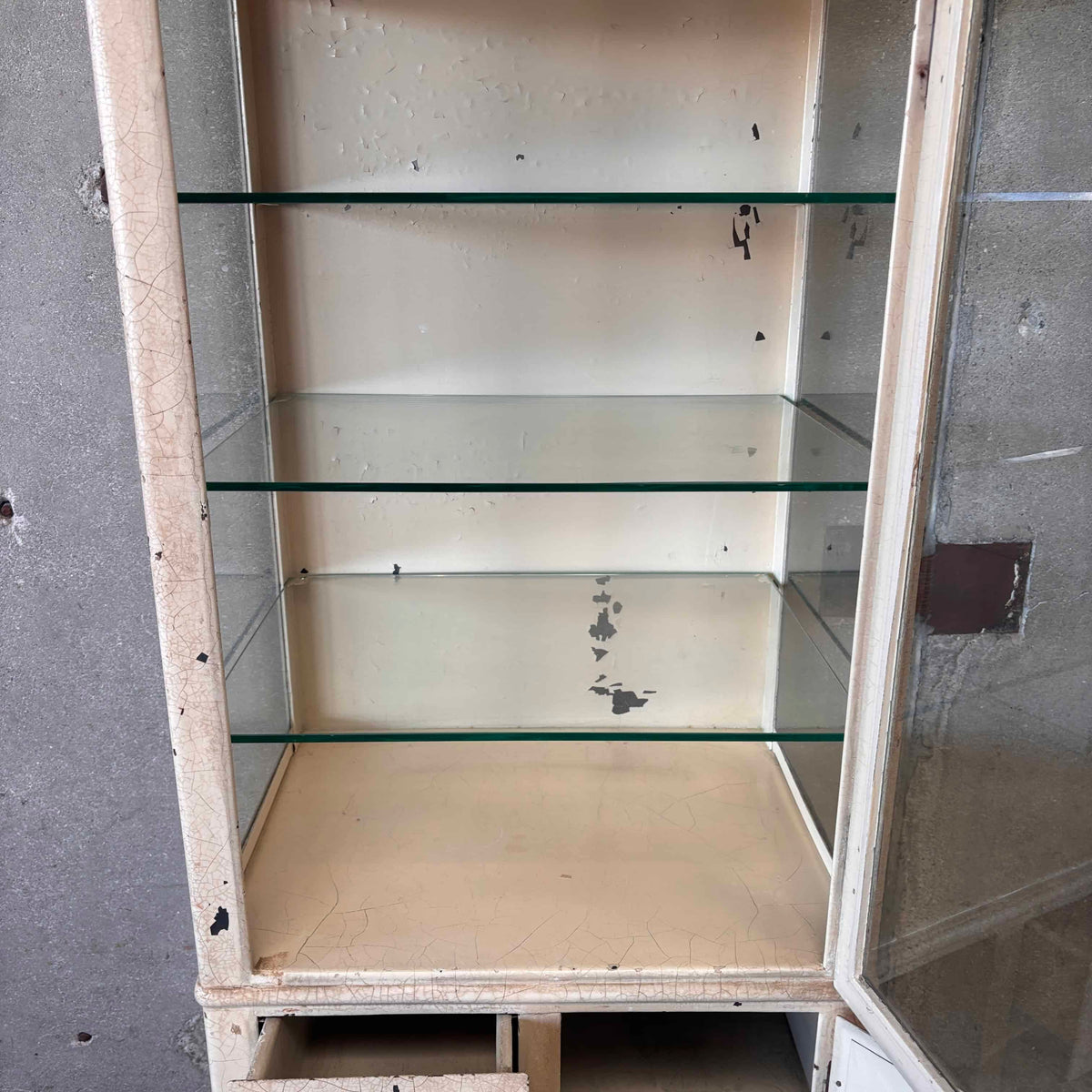 1920s Vintage Locking Doctor Medical Cabinet