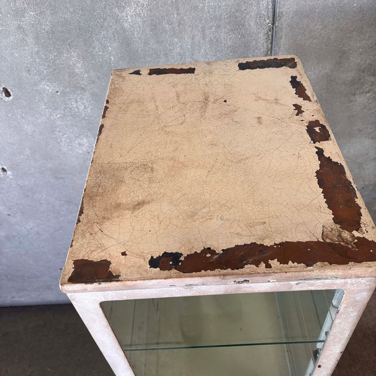 1920s Vintage Locking Doctor Medical Cabinet