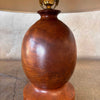 Vintage Studio Crafted Burlwood Table Lamp with 3 Way Socket