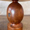 Vintage Studio Crafted Burlwood Table Lamp with 3 Way Socket