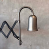 Solid Steel Studio Crafted Wall Mount Scissor Lamp