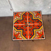 Tall California Tile Table With Iron Base