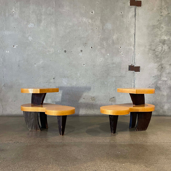 Mid Century Modern Biomorphic Side Tables