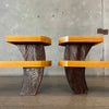 Mid Century Modern Biomorphic Side Tables
