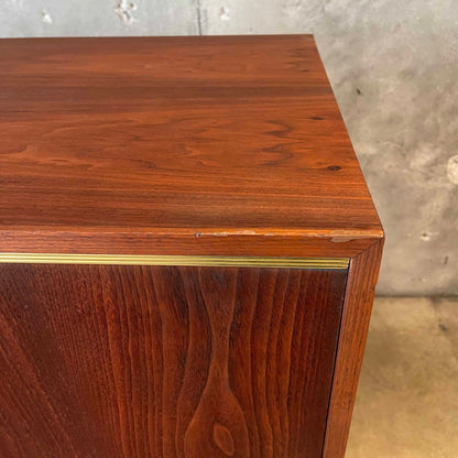 Mid Century Modern Walnut Stereo Cabinet