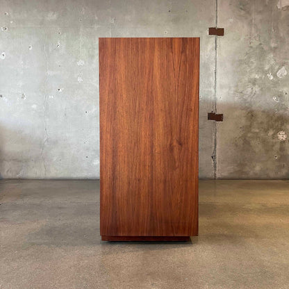 Mid Century Modern Walnut Stereo Cabinet