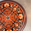 1930's California Four Tile Table By Taylor Round Tile Comp Tiles