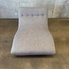 Mid Century Wave Chaise Lounge Chair