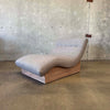 Mid Century Wave Chaise Lounge Chair