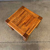 Vintage Solid Oak Side Table