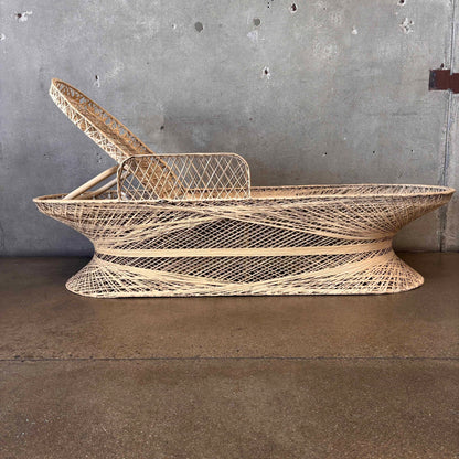 Mid Century Spun Fiberglass Lounger By Russell Woodard