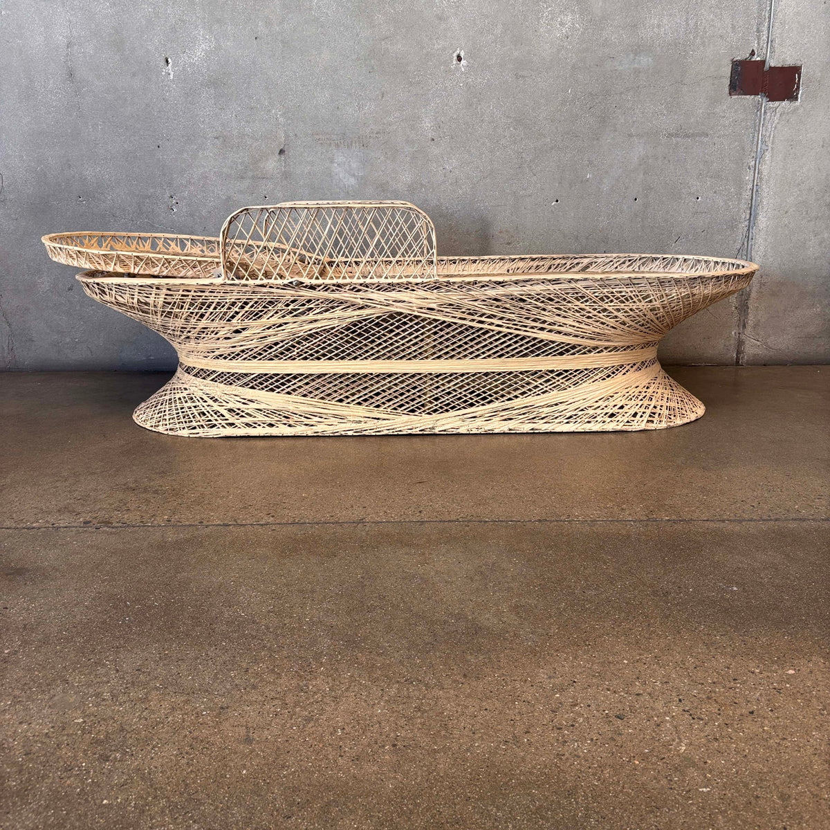 Mid Century Spun Fiberglass Lounger By Russell Woodard
