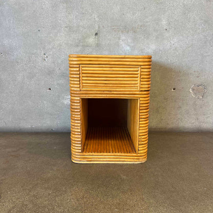 Vintage Pencil Reed End Table