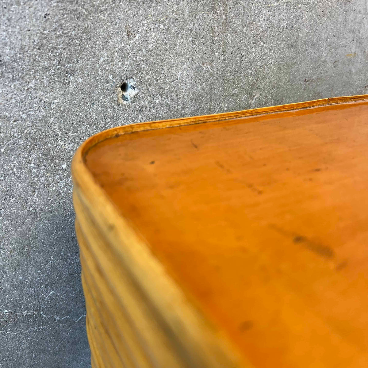 Vintage Pencil Reed End Table