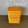 Vintage Pencil Reed End Table