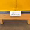 True Colors Stool Wood w/ Yellow Vinyl & Zipper