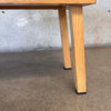 True Colors Stool Wood w/ Yellow Vinyl & Zipper