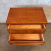 Mid Century Modern American Single Night Stand