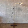 1950s Castle Sybron Medical Rolling Floor Surgery Lamp