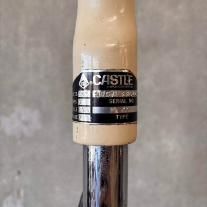1950s Castle Sybron Medical Rolling Floor Surgery Lamp