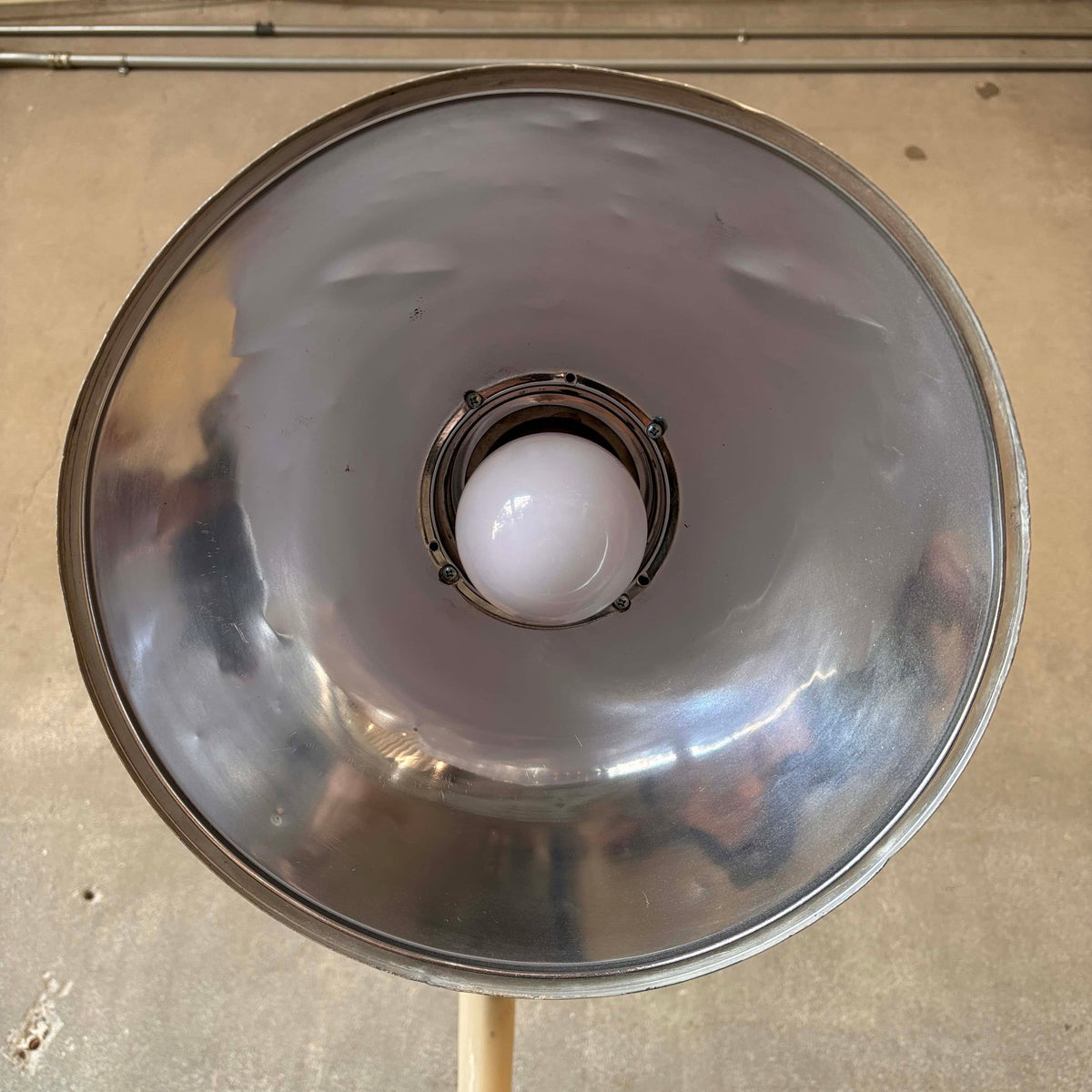 1950s Castle Sybron Medical Rolling Floor Surgery Lamp