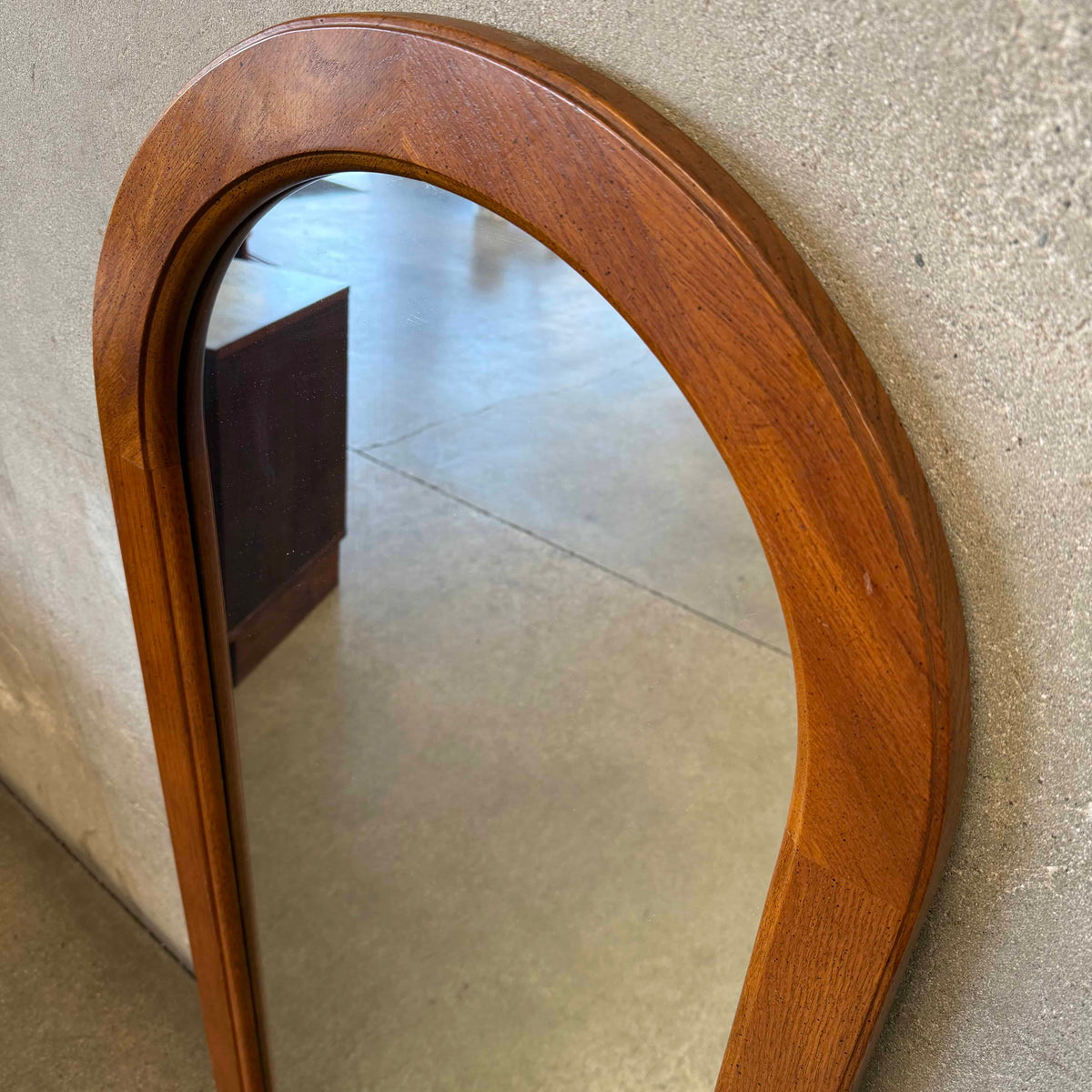 Wood Arch Wall Mirror