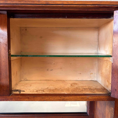 Antique Step Back Dental Cabinet