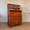 Antique Step Back Dental Cabinet