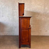 Antique Step Back Dental Cabinet