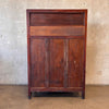 Antique Step Back Dental Cabinet