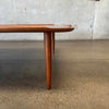 Mid Century Square Walnut Coffee Table
