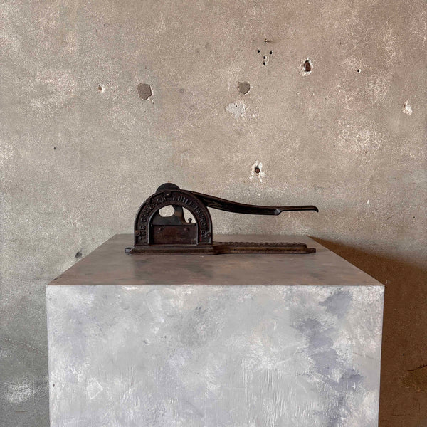 Antique 1800s Cast Iron Tobacco Cutter