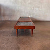 Mid Century Low Tiled Table