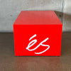 Red Coffee Table/Side Table wth éS Skatboarding Logo Steel Frame
