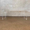 1970s Lucite Coffee Table/Bench