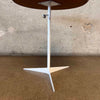 Thinline Adjustable Side Table w/ Plywood Top & Iron Base