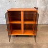 1970s Teak Danish Display Cabinet w/ Light