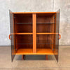 1970s Teak Danish Display Cabinet w/ Light