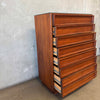 John Keal for Brown Saltman 8 - Drawer Dresser High Boy