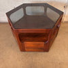 Mid Century Hexagonal Table by John Keal for Brown Saltman